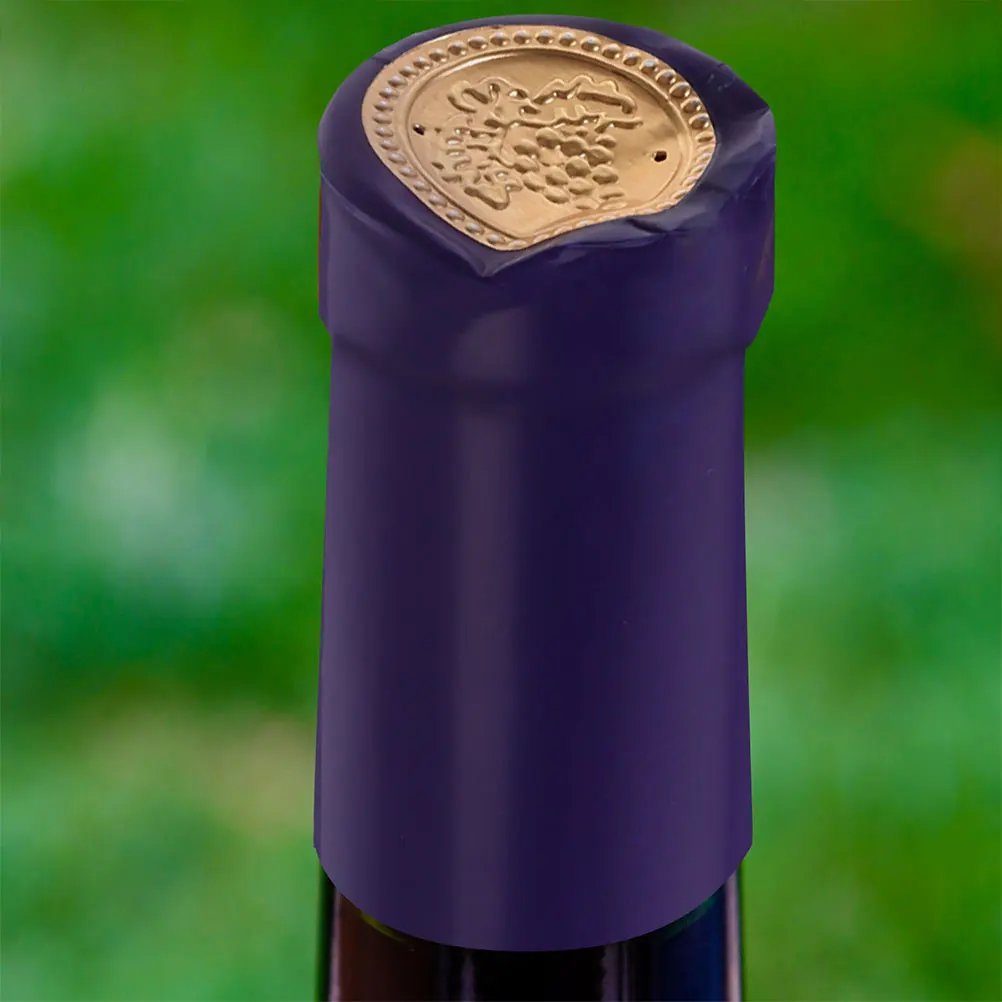 

50pcs Bottle Sealer Heat Shrink Wrap PVC Caps Red Stoppers Smooth Surface Safe Material Longtime Storage Protection