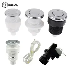 Pneumatic Switch On Off Push Air Switch Button 28mm/32mm/34mm For Bathtub Spa Waste Garbage Disposal Whirlpool Switch