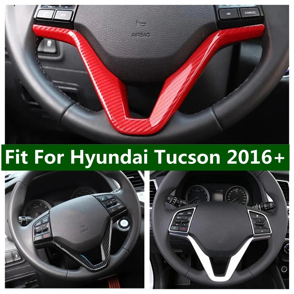 

Steering Wheel Protector Below Decoration Frame Cover Trim ABS Car Accessories Fit For Hyundai Tucson 2016 2017 2018 2019 2020