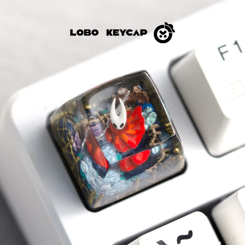 

Cartoon Hollow Knight Hornet Game Peripherals Personality Creativity Resin Keycap Mechanical Keyboard Cute Keycap Exquisite Gift
