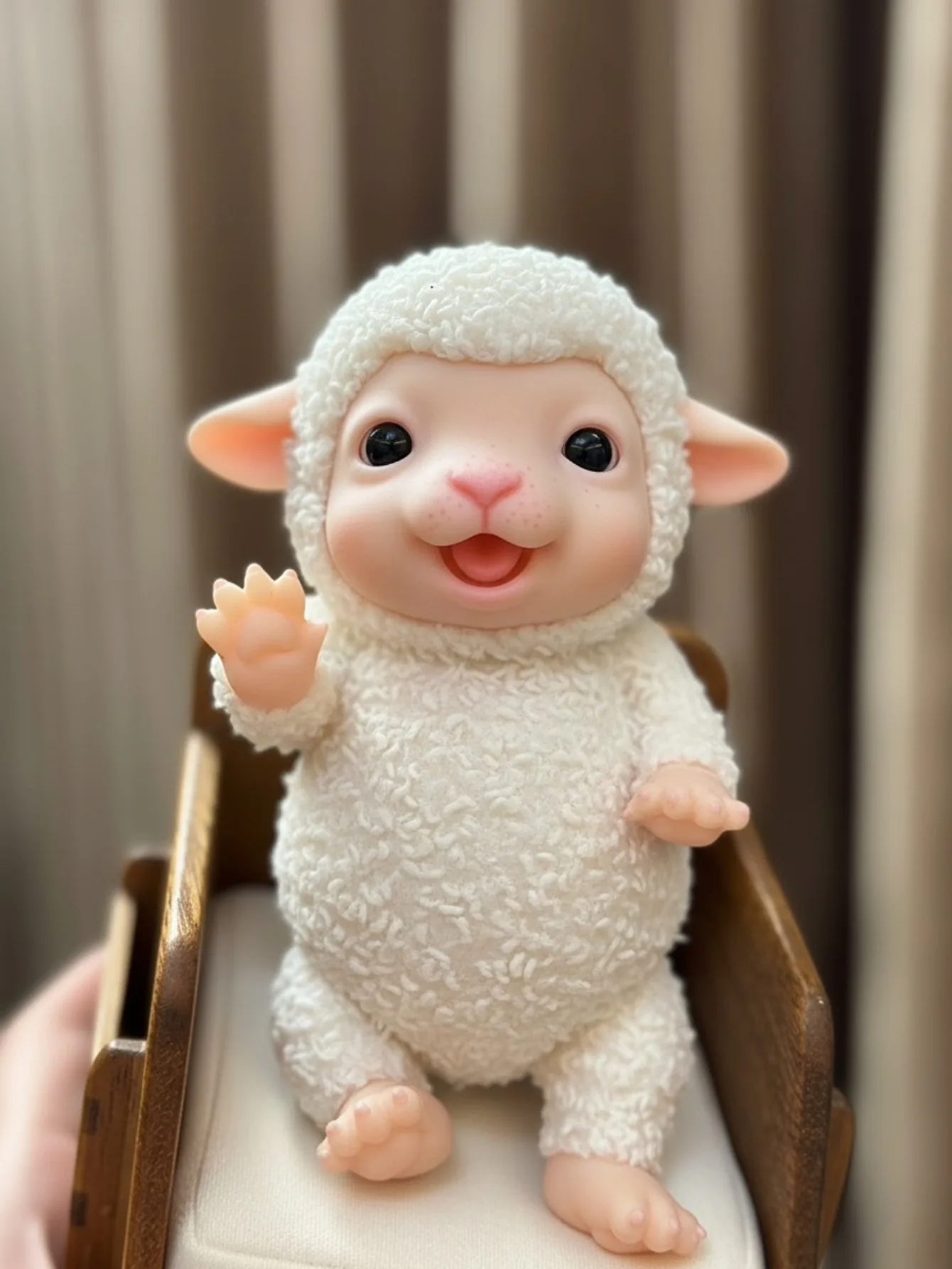 6.7 Polegada silicone animal brinquedo cão e ovelhas toque macio caiu bebe silicone reborn boneca para crianças presentes de natal