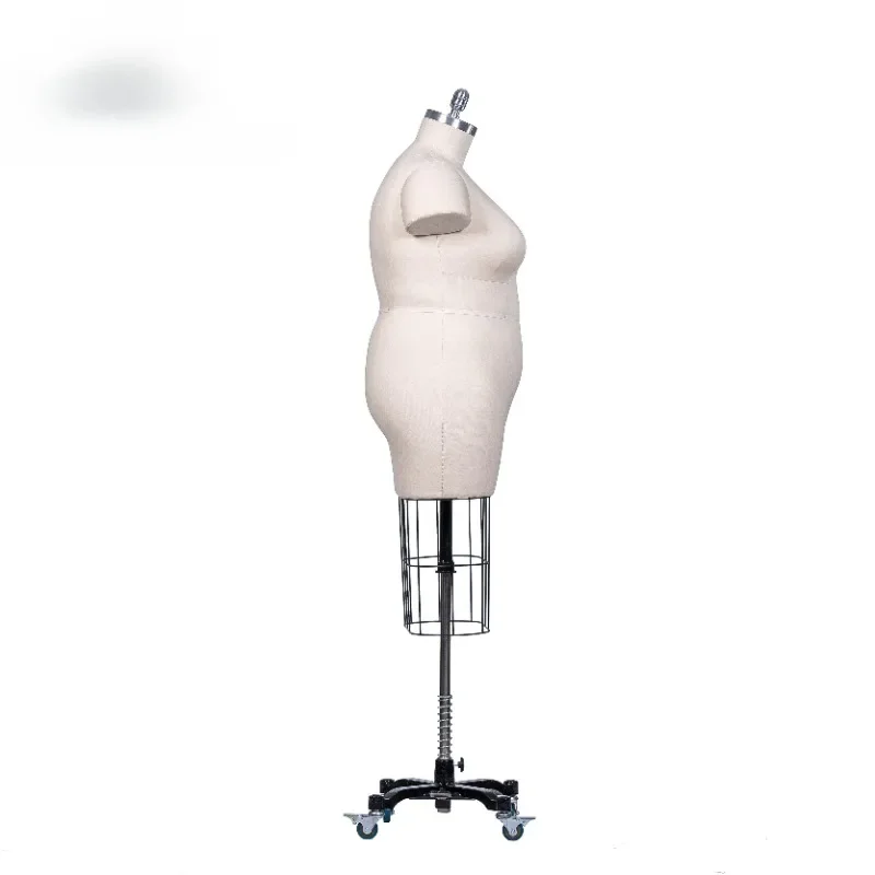 Global Plus Size 24 Mannequin Half Body Dress Form Sewing Female Model Bust And Hip For Professional Tailors