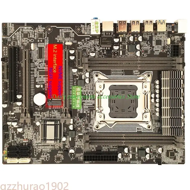 97QB X79Z القياسي-ATX CPU NVME لـ M.2 واجهة DDR3 X 4 دعم فتحة الذاكرة LGA 2011 DDR3 SATA3 .0 لـ