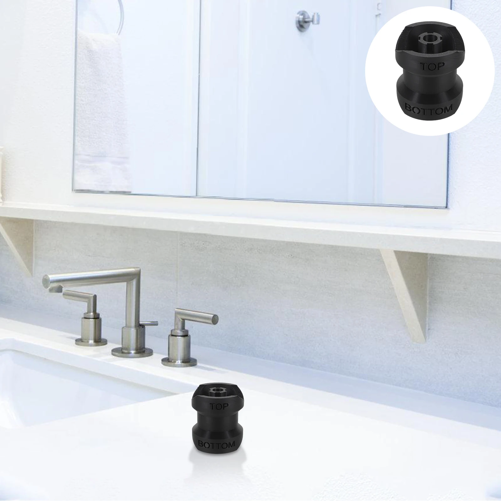 

1pcs Bottle Funnel Adapter For Lotion Shampoo Soap Leak Proof Reusable Plastic Connector Easy Thick Liquids Transfer Kitchen