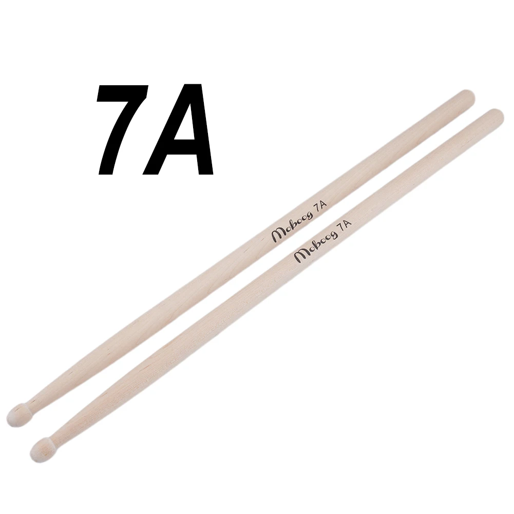 5A Drumsticks Beginner Drumsticks Drum Practice Oval Tip Drumsticks Punchy Drums Bright Cymbals Lightweight Drumsticks