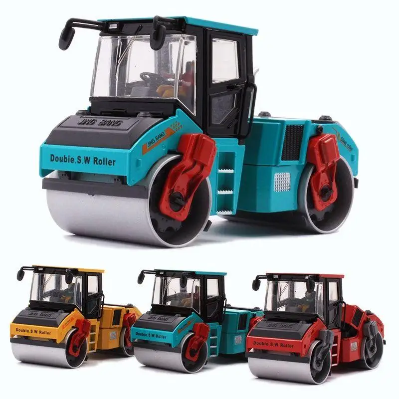 1:50 pala rullo compressore Bulldozer modello lega ingegneria modello di veicolo giocattolo in Stock ragazzi regalo B252