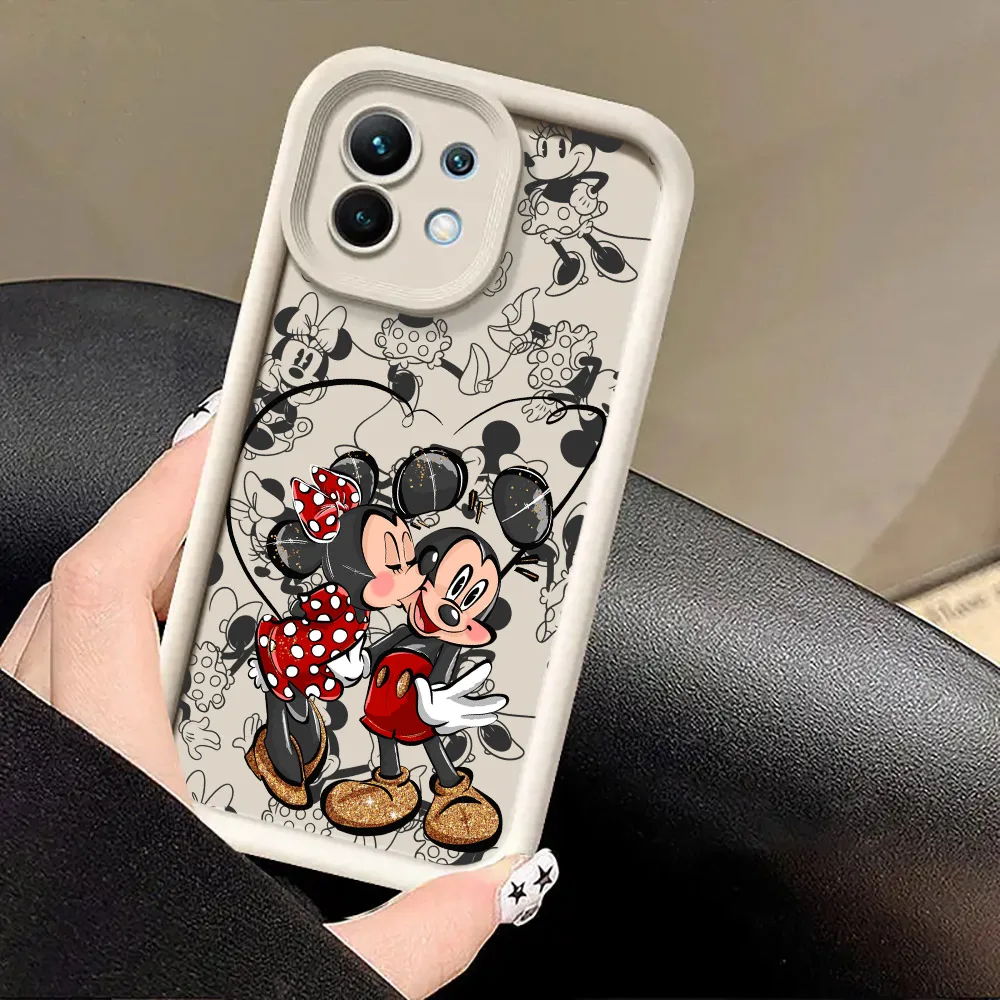 ديزني كارتون ميني ماوس حافظة من السيليكون لهاتف شاومي 15T 14T 13T Pro 15Ultra 17Pro Max Poco F7 X7 X6 M6 M7 Pro غطاء هاتف ناعم #3