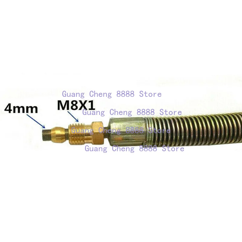 آلة طحن مضخة يدوية أنبوب زيت OST سلك المنسوجة أنبوب الربيع غمد خرطوم 600*4 مللي متر ماكينة طحن باستخدام الحاسب الآلي مخرطة آلة 1 قطعة #3