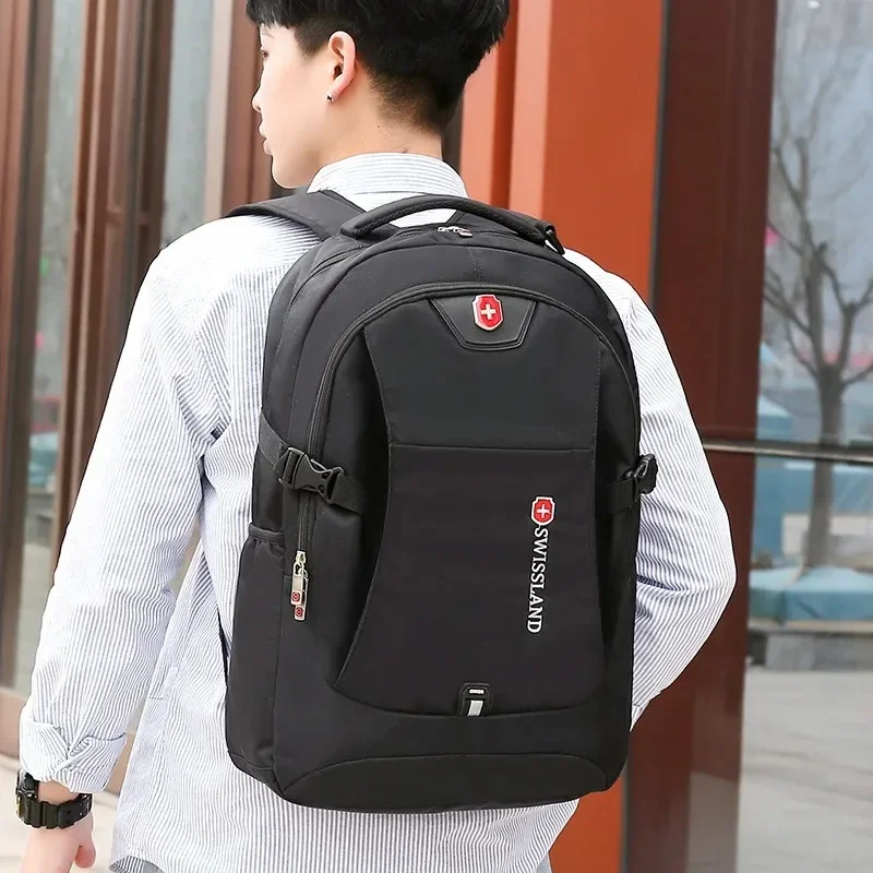 New Men Backpack Fashion Waterproof School Travel Bag Laptop USB Charging Backpack Anti-Theft Business Backpacks 2023