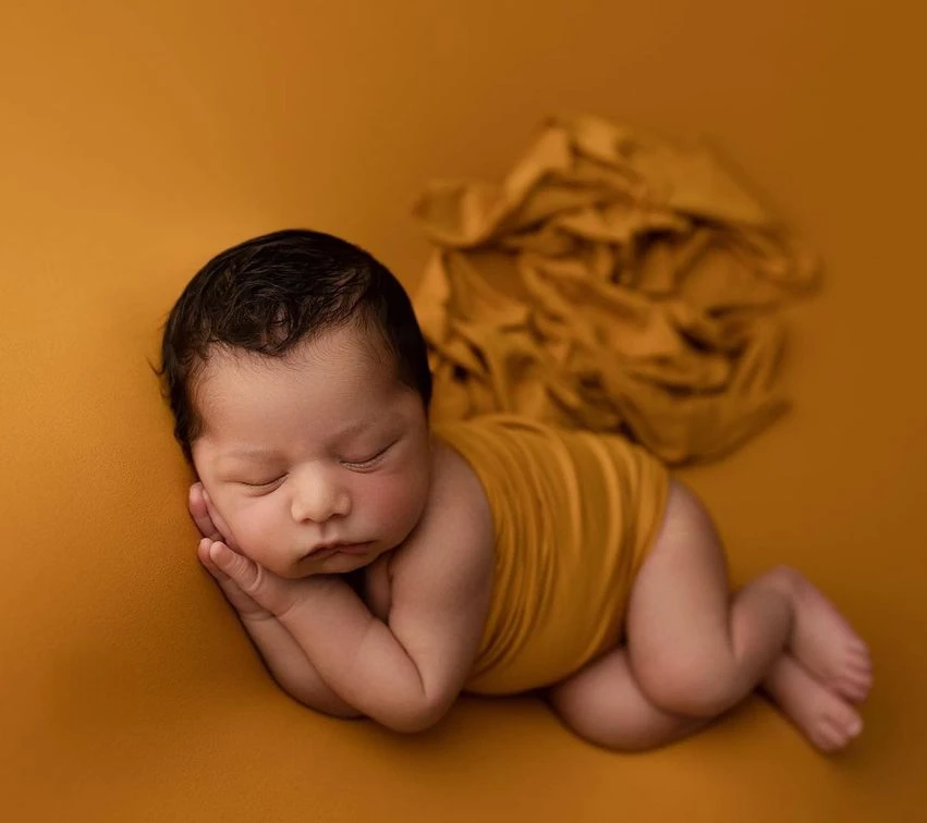 Stretch Wrap Newborn Photography Props Akcesoria Baby Boy Girl Miękkie elastyczne okładyBlanket Multi-Colors Swaddlings