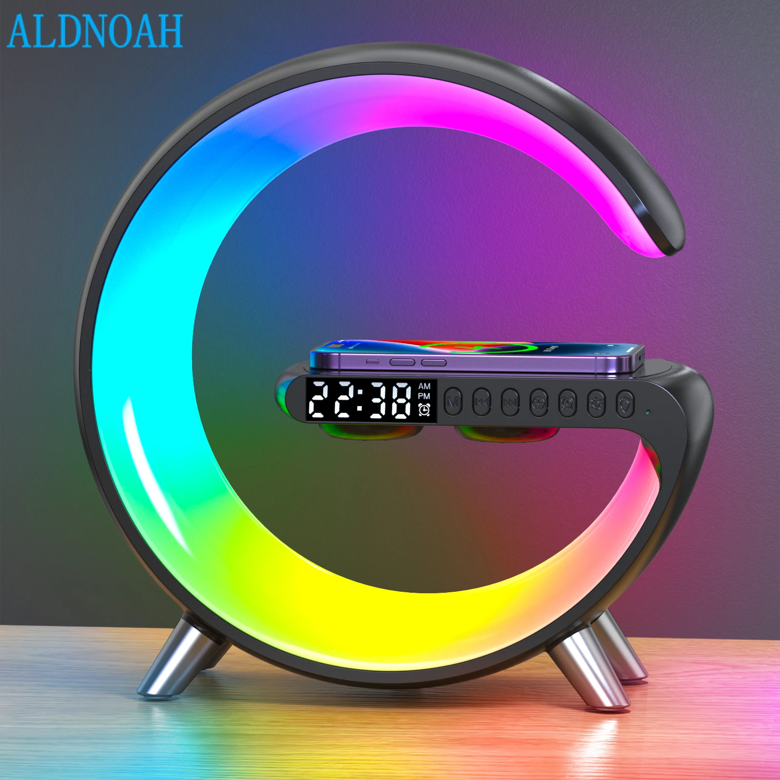 alarm-clock-wireless-charger-app-control-rgb-night-light-atmosphere-sleep-aid-lamp-speaker-charging-station-for-iphone-samsung