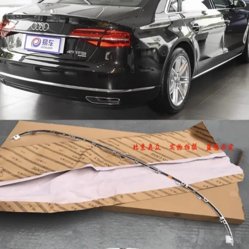 Rear Bumper Decorative Strip For Audi A8 D4 PA 2014-2017