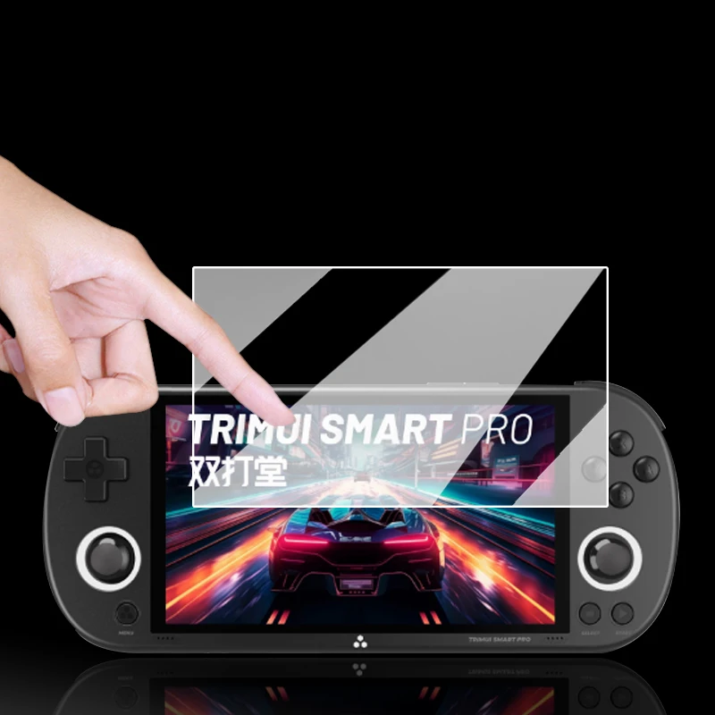 Película protetora de vidro temperado duro, capa protetora de tela para trimui smart pro, portátil, retrô, acessórios para console de jogos