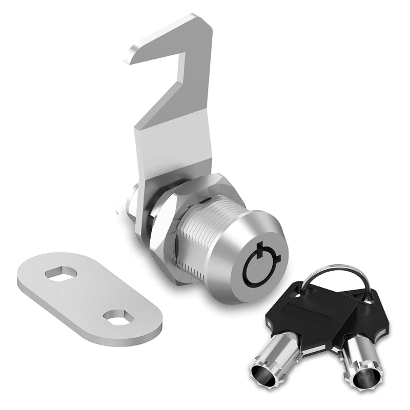 2024 New 17mm / 30mm Secure Locks Furniture Door Cabinet RV Lock for Office Desk Letter Box Cabinet Universal Lock with 2 Keys