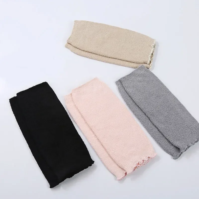 1 Pair Long Cashmere Warm Kneepad Wool Knee Support Men Women Cycling Lengthen Protector Pad