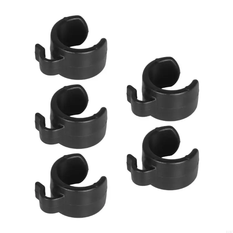 5PCS Clip On Cable Managers for Holding Data Auditory Video Lines on Tripods Microphone Stands and Phones 20mm or 25mm 