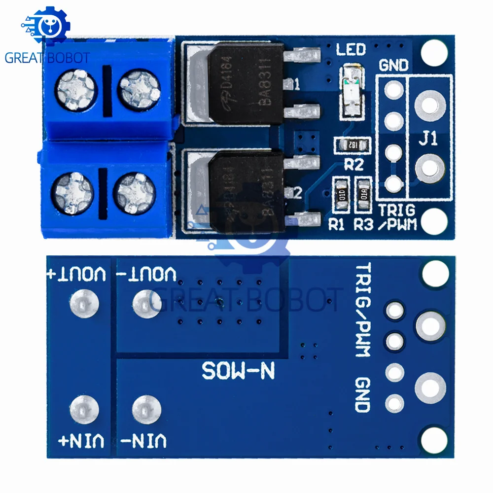 BS 1 قطعة 15A 400 واط MOS FET الزناد التبديل محرك وحدة PWM منظم لوحة التحكم