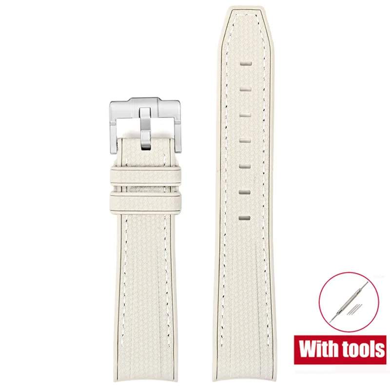 20mm duikband voor Omega X Swatch Joint MoonSwatch mannen vrouwen Arc gebogen uiteinde TPU rubberen armband voor Rolex horlogeband gereedschap
