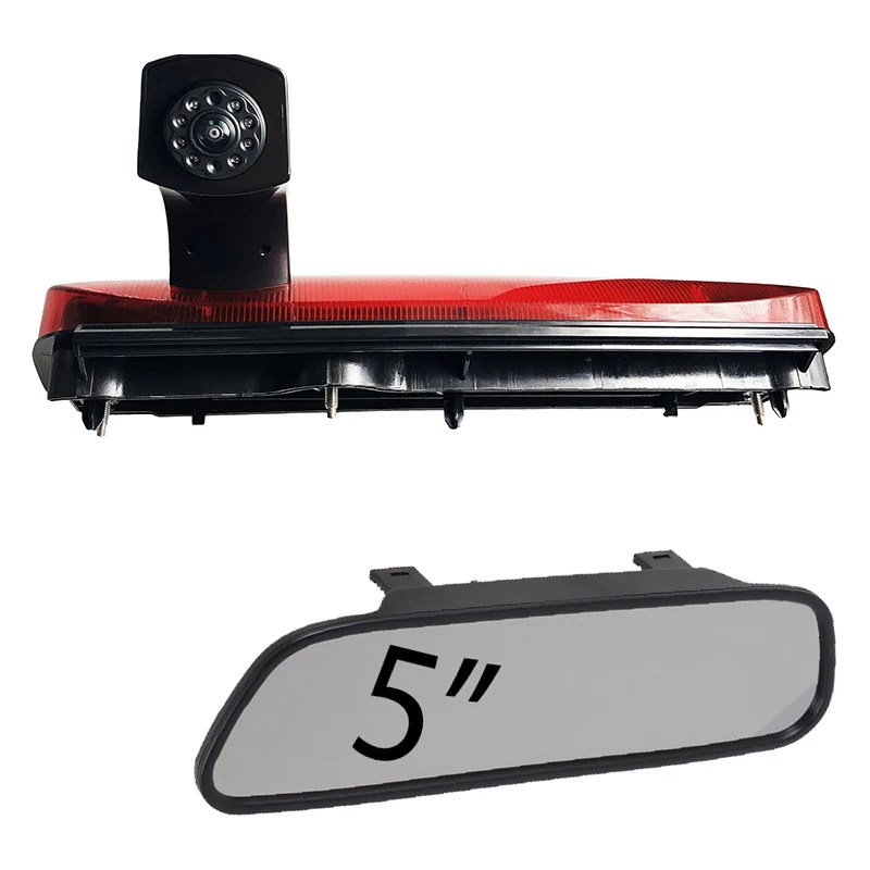 IR Brake Light Rear view camera For VW T5 Tailgate 2003 2004 2005 to 2013 2014 2015 2016 single door high position HD reversing