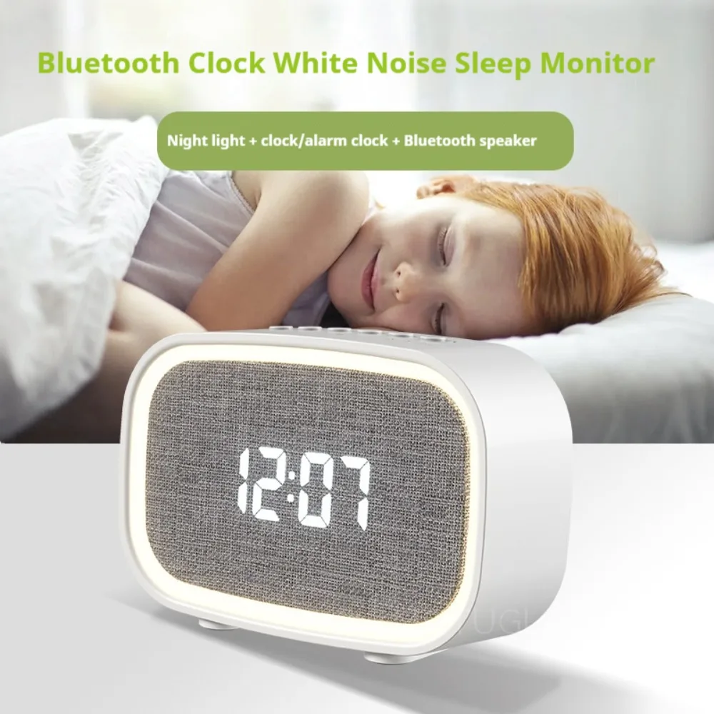 New White Noise Bluetooth Speaker Mini Wireless Indoor Speaker Sleep Aid Device with Night Light for Bedroom