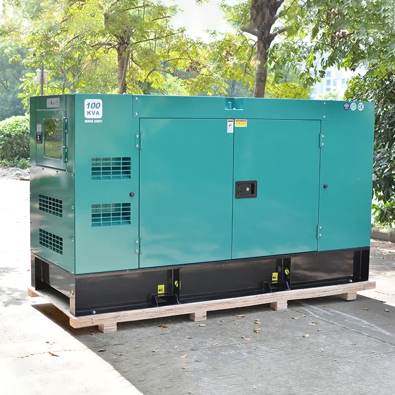 EPA Denyo Powered By Cummins Engine 100kva Standby Electric Dynamo 80kw Diesel Generator