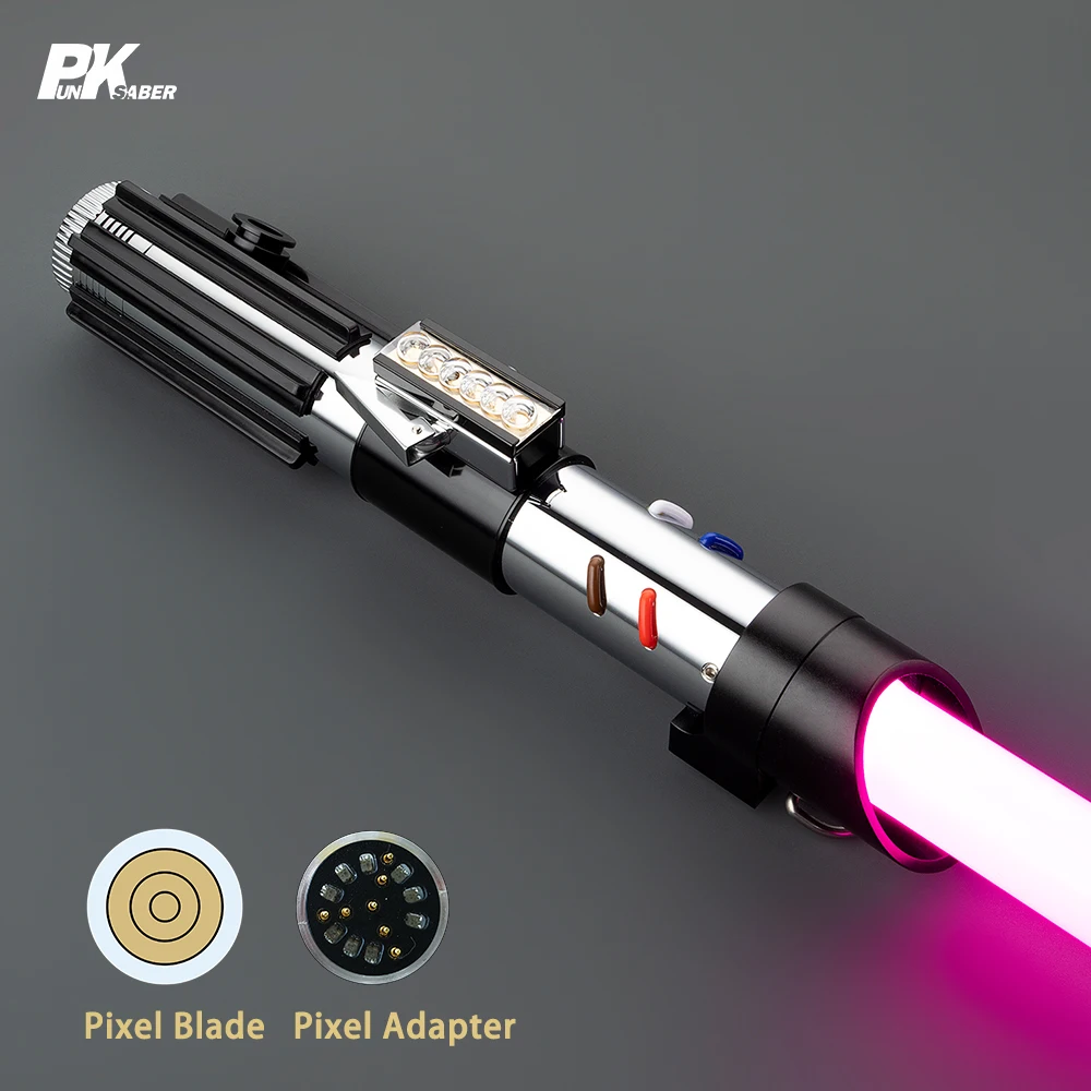 PunkSaber spada Laser Neopixel spada Laser Jedi pesante duello sensibile liscio infinito che cambia che colpisce i giocattoli della sciabola della luce del suono