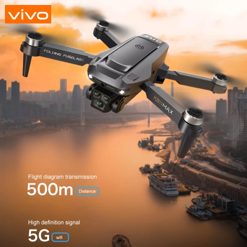 K811 MAX الطائرة بدون طيار GPS العودة 4K HD كاميرا مزدوجة 5G WIFI ذكي تجنب العوائق رباعية المحاور فرش التصوير الجوي يطير