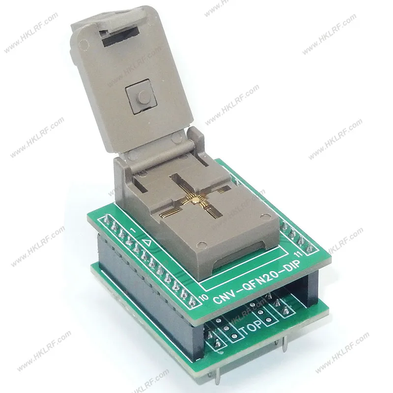 

New Arrival DFN20 QFN20 to DIP20(24pin) CNV-QFN20-DIP Programmer Adapter Sockets DFN20 MLF8 3*3