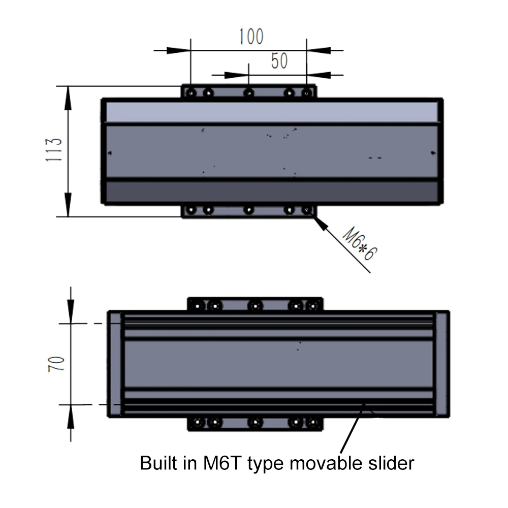 Linear Sliding Table Fully Enclosed 90mm Dustproof BallScrew Linear Stage 70KG SFU1605 SFU1610 Handwheel XYZ Axis for CNC Router