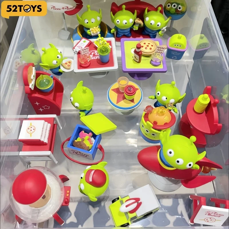 New 52toys Pixar Alien Pizza Planet Blind Box Toy Story Collectible Action Figure Trendy Art Toy Decoration Gift For Enthusiast view 2