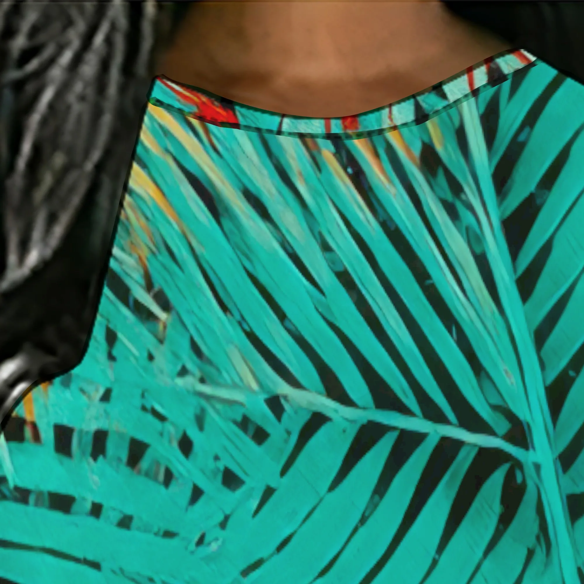 ชุดเดรสฤดูร้อนสําหรับผู้หญิง 2025 ชุดวันหยุดชายหาด Boho Sundresses ดอกไม้สุภาพสตรี Tropical กระเป๋า Maxi Dress