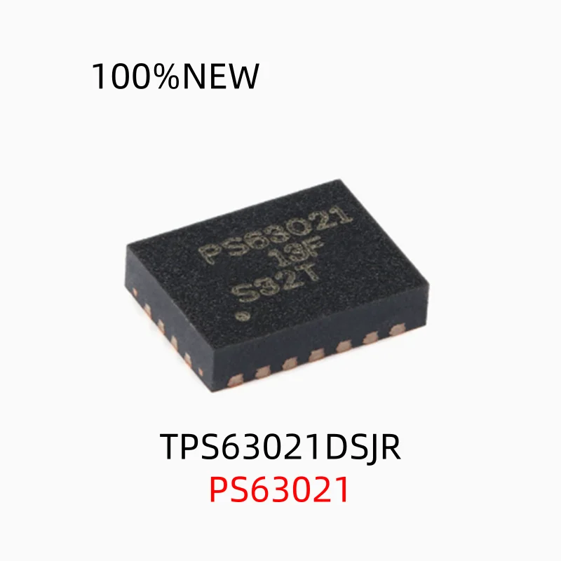 (5Pcs) 100% New Tps63021Dsjr Tps63021 Ps63021 Vson-14 High-Efficiency Single Inductor Buck/Boost Converter Chip Ic