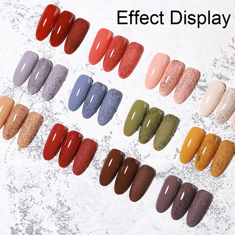 Vendeeni 15 مللي الفراء زغب معطف فوقي هلام مسمار البولندية لامعة ماتي تأثير UV LED هلام الورنيش DIY بها بنفسك أفخم المخملية معطف فوقي لفن الأظافر