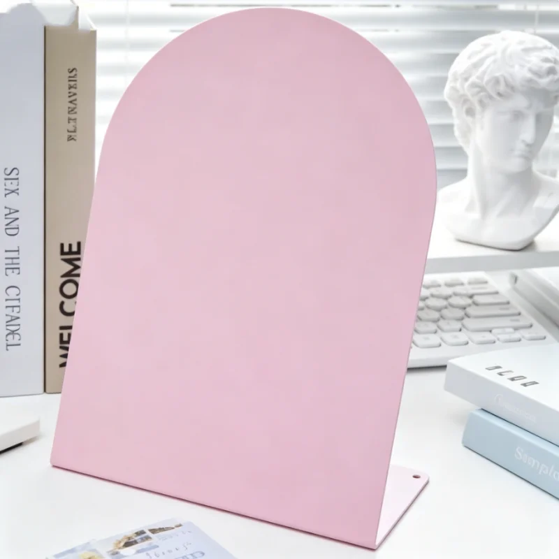 Creative Arch Magnetic Message Board Desktop Stand, Multi-function Memo Note Display Ornament, Workstation Decor & Unique Holida