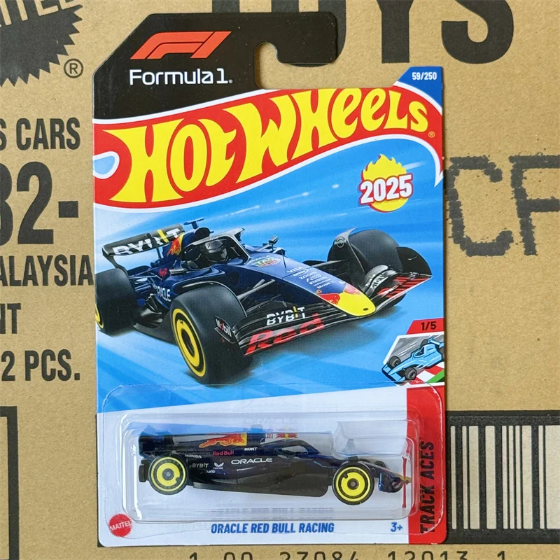 Hot Wheels Cars Model 2025 C Case Oracle Red Bull Racing Diecast Mattel F1 Model Hw Cars Max Verstappen Alloy Custom Car Gifts