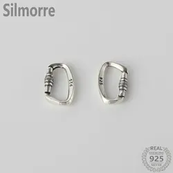 1pc 925 Sterling Silver Solid Silver Snap Hook for DIY Bracelet Necklace Fine Jewelry Making   JQ0069