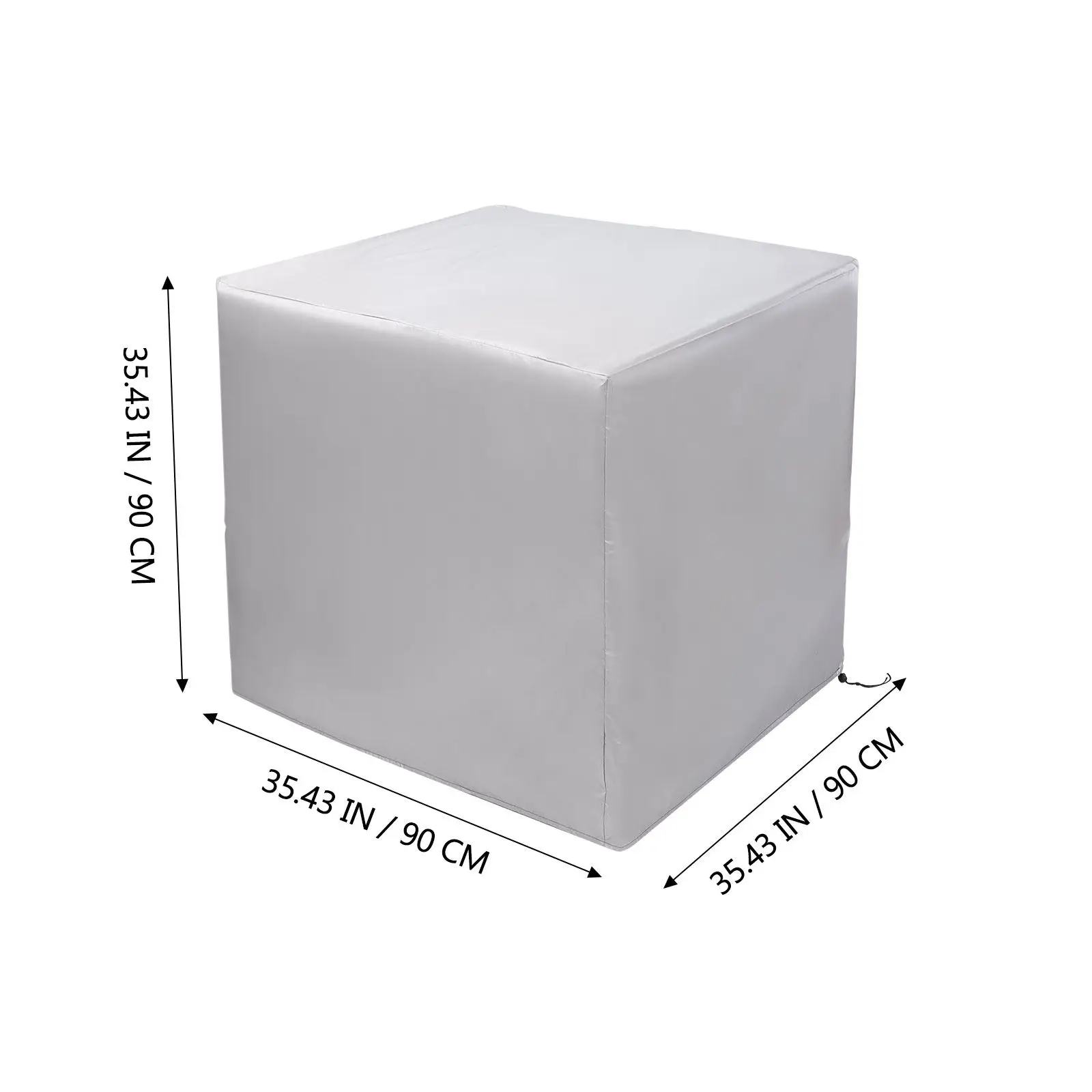Waterproof Patio Table Cover Oxford Fabric 90x90x90cm Outdoor Garden Furniture Protector Dust Rain Uv Snow Patio Table Cover