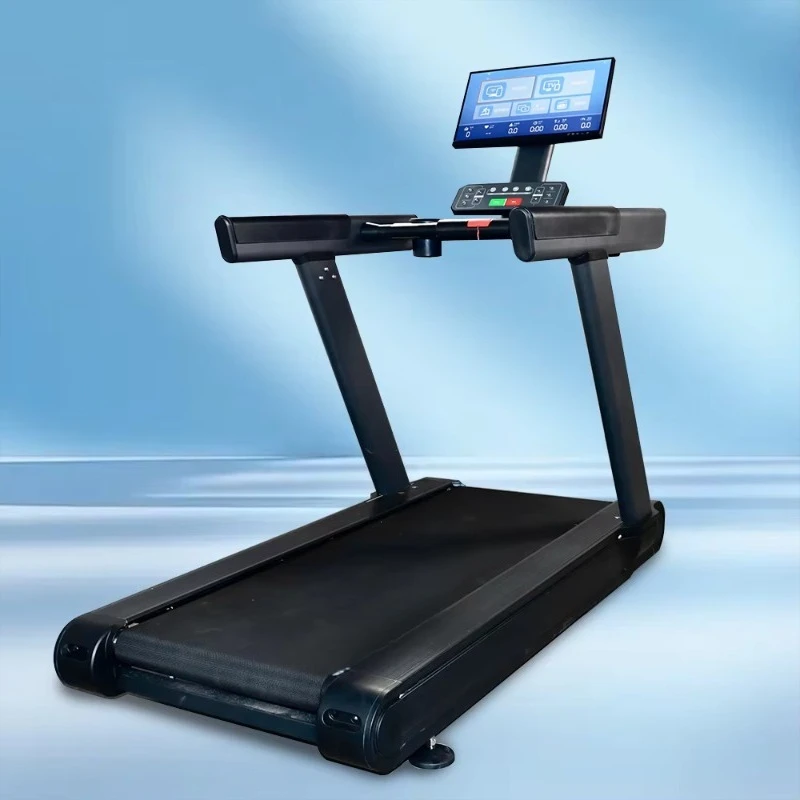Commercial Gym Treadmill with Touch Screen 1.0-20.0KM/h Speed Range Heart Rate Function for Fitness Clubs