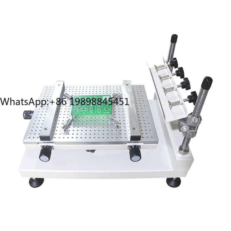 

PTR-A300 Высокая точность с рамкой Печатная плата Принтер для паяльной пасты Стол Ручной односторонний принтер для пайки с печатной платой