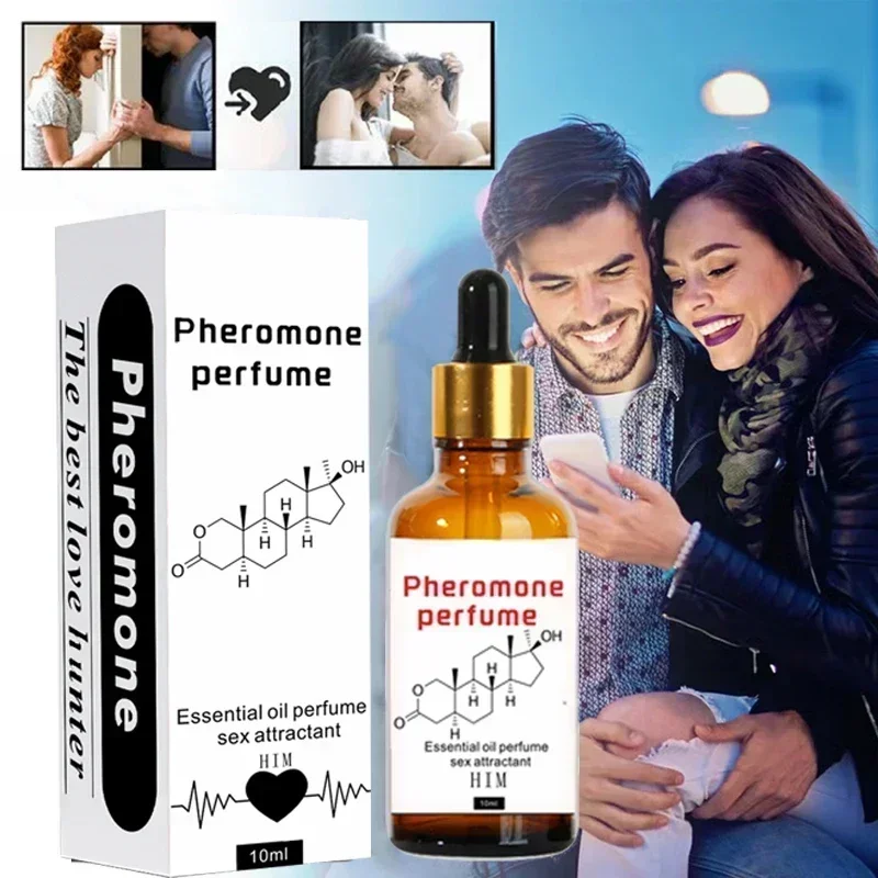 Conjunto de Perfume Portátil para Homens e Mulheres, Longlasting Colônia, Feromone Feromone, Unisex