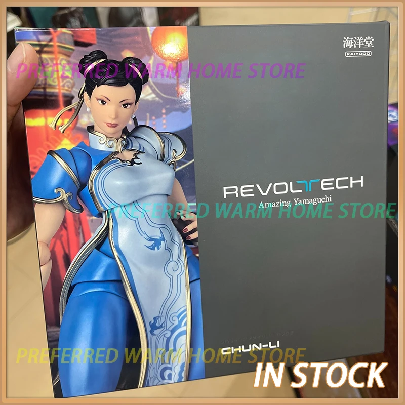 

В наличии Originate Kaiyodo Chun Li Модель движущейся игрушки Revoltech AMAZING YAMAGUCHI Chun-Li SF6
