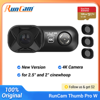 RunCam Thumb Pro 4K V2 New Version 155° FOV HD Camera Bulit-in Gyro for 2.5\