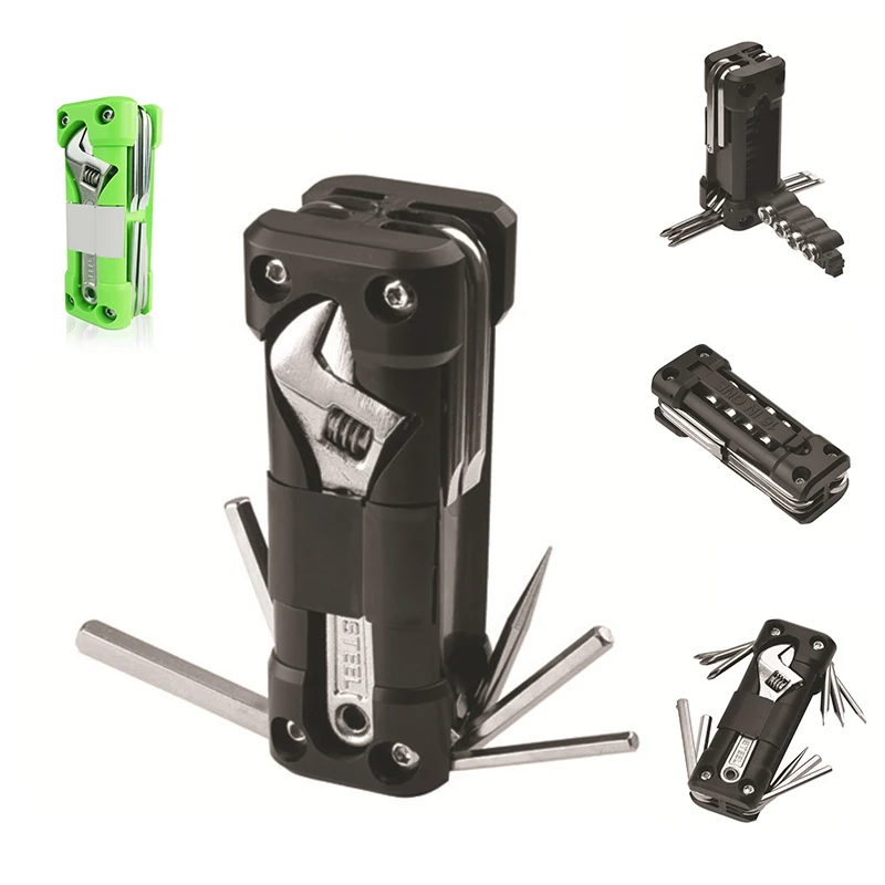 

Portable Multitool Wrench Screwdriver Hex Screwdriver Motor Kit Outdoor Camping Bike Motorcycle Multifunctional Combination Tool