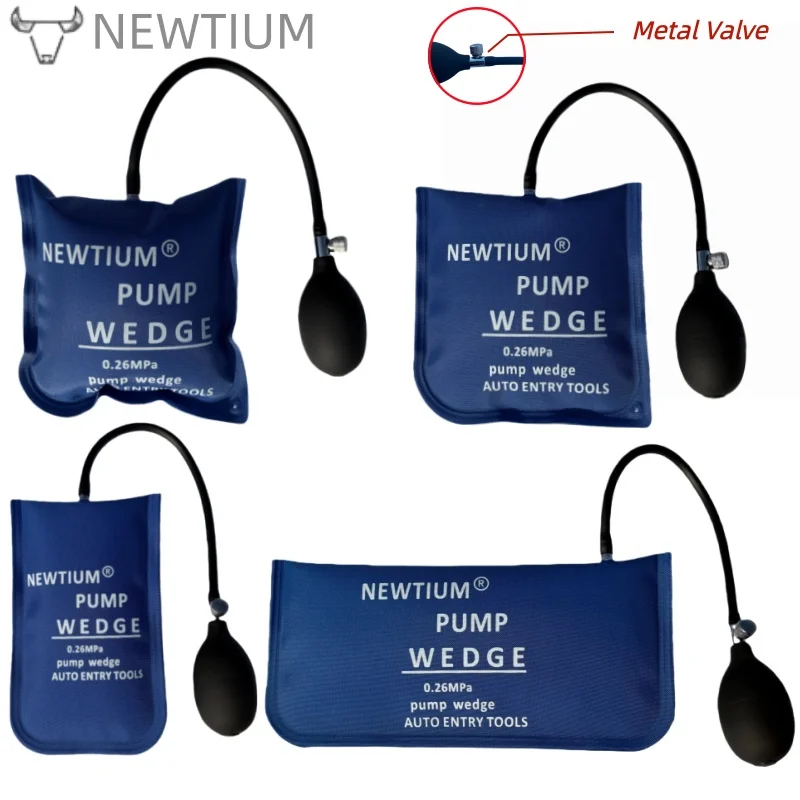 Air Pump Wedges Professional Automotive Tool Kit, Powerful Inflatable Airbag for Door & Window Installation and Alignment