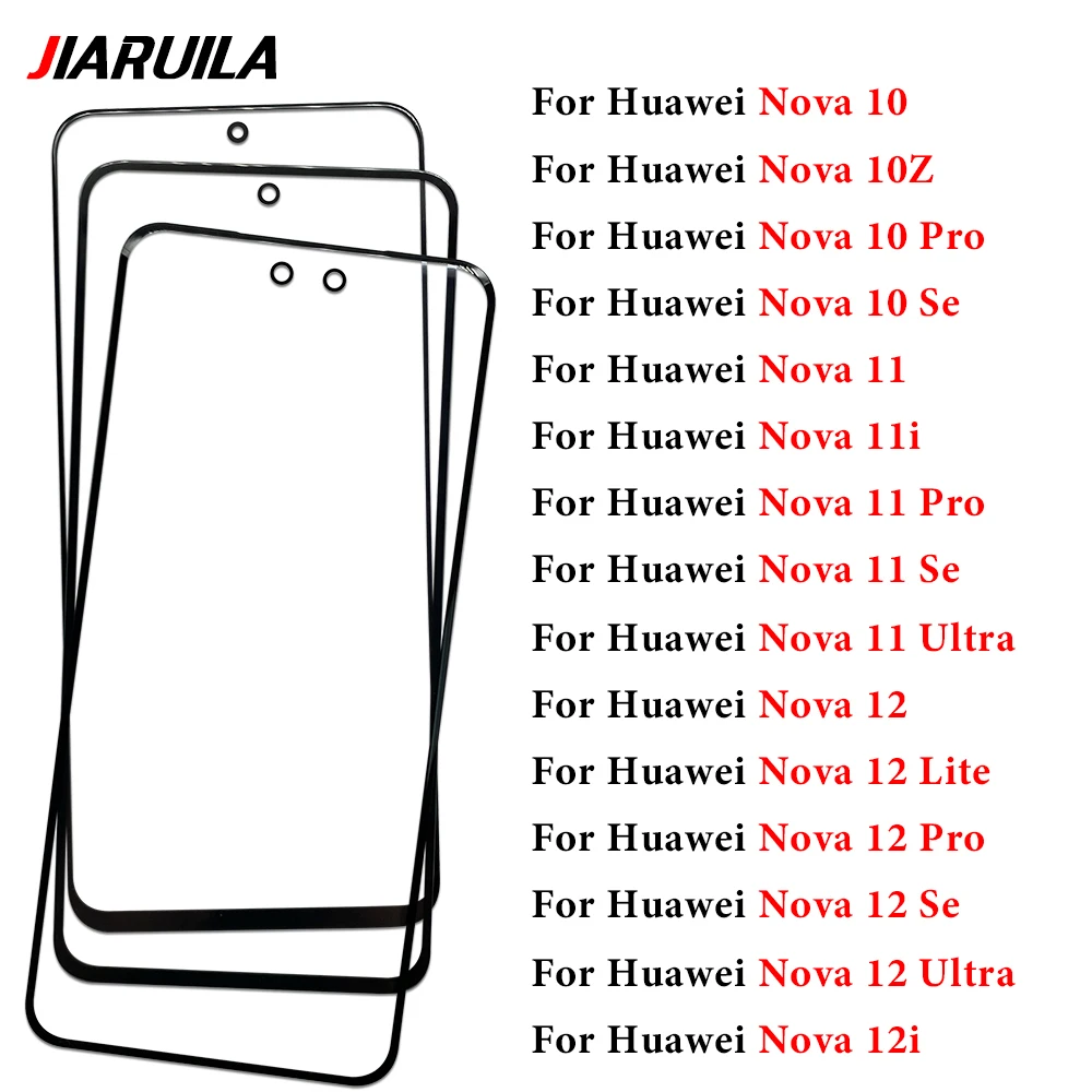 

Новинка для Huawei Nova 12 12i 11 11i 10 10Z Pro Se Ultra Touch Panel ЖК-дисплей Передняя стеклянная крышка Ремонт Замена деталей