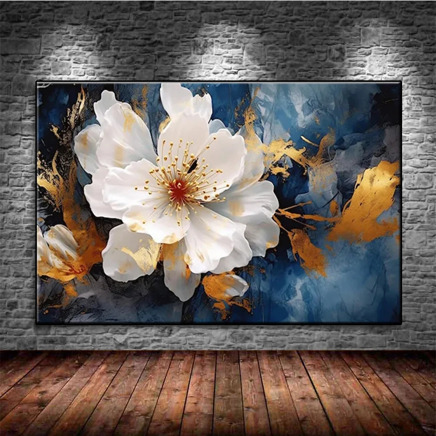 

5D DIY Алмазная вышивка Современный скандинавский абстрактный цветочный арт Полный комплект Рукоделие Алмазная картина Вышивка крестиком Декор для дома