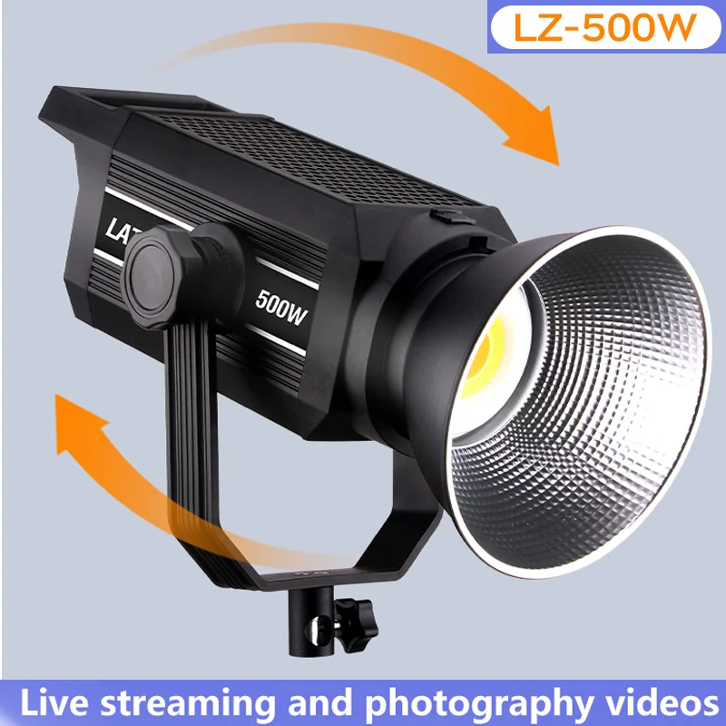 Imagem -02 - Latzz-photography Fill Light Saída Contínua Cob Led Studio Video Light Live Streaming Video Shooting 300w