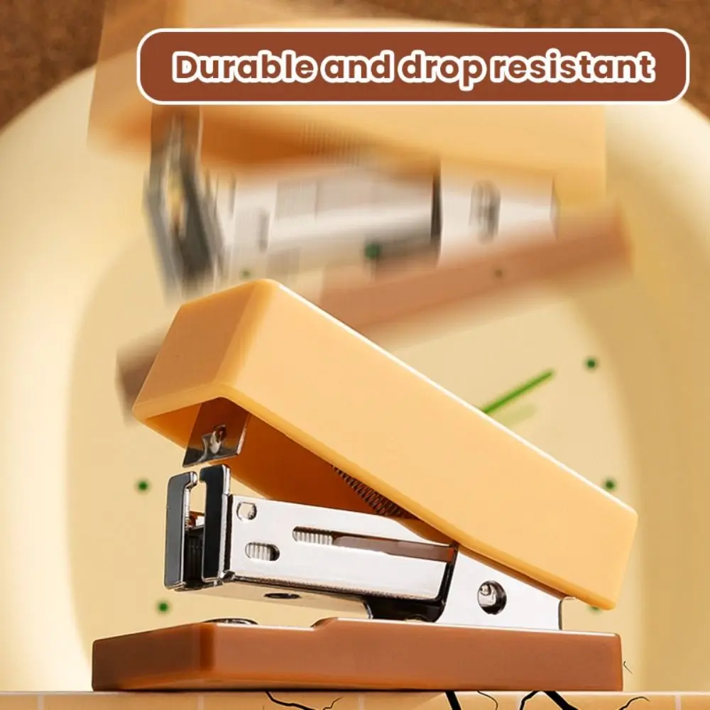 Capybara/Panda Stapler Mini Portable Use 24/6 Staples Heavy Duty Stapler Labor-saving Portable Manual Stapling Machine