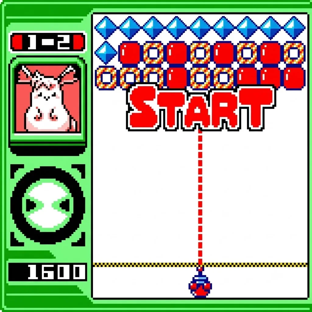 Custom Game Cartridge for NGPC, Pocket & Color - [ Puzzle Link ] - Dual Language Support (JP/EN) -High Compatibility view 2