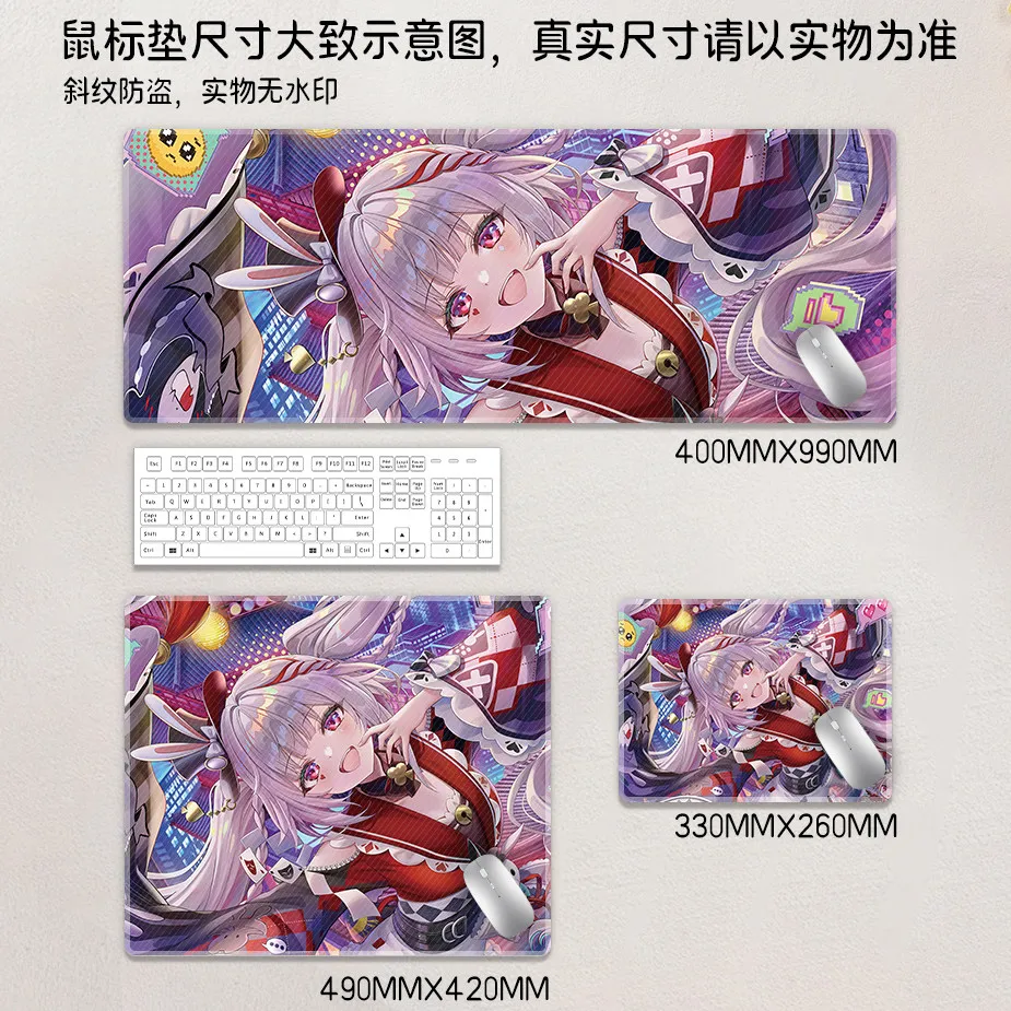 Honkai: Star Rail Sparkle Mouse Pad Anime Girl Desk Mat HD Print 400x990x4mm 2D Gaming Non-Slip Computer Desk Mouse Pad